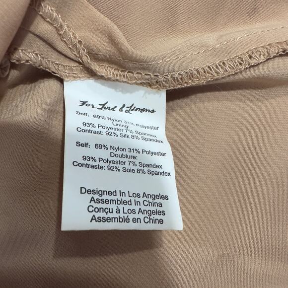 For Love & Lemons Chianti Off Shoulder Ruffle Dress Red Women's Size Small - Picture 8 of 10